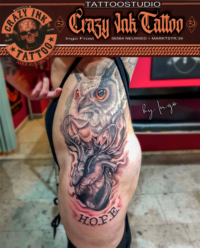 Wie vereinbare ich einen TattooTermin? Red Rain / Crazy Ink Tattoo